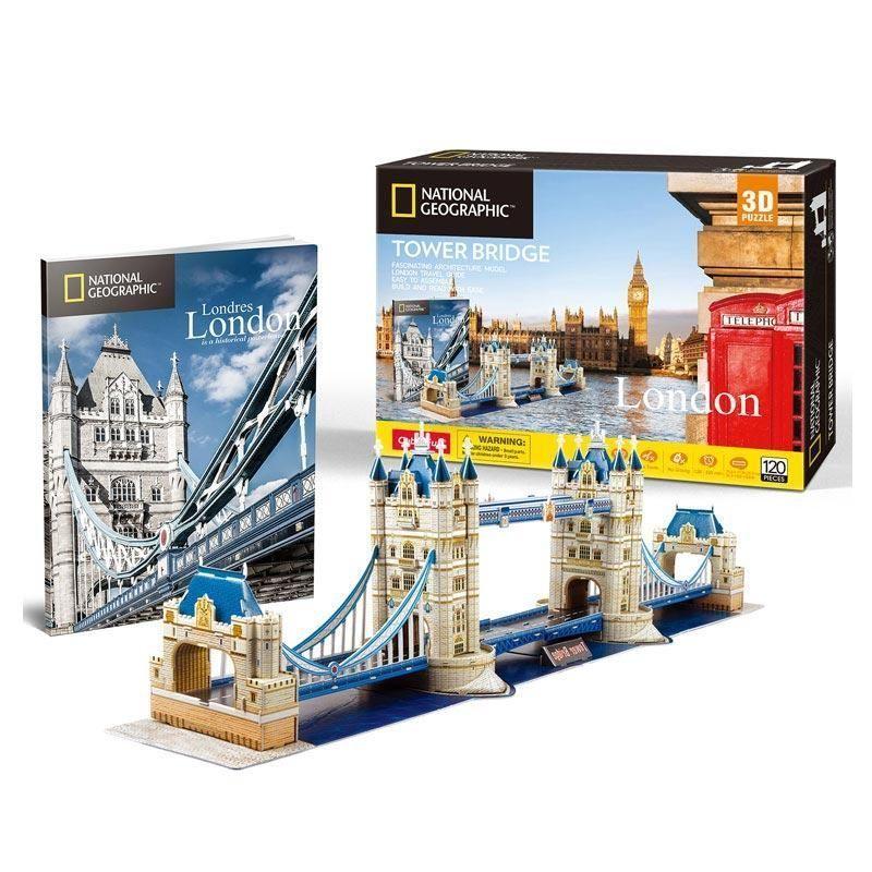 Natgeo Tower Bridge Londres Rompecabezas 3D Cubicfun-2