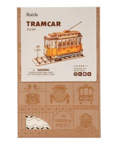 Tranvía de Madera Para Armar Estilo Vintage – Rolife Tramcar Tg505-4