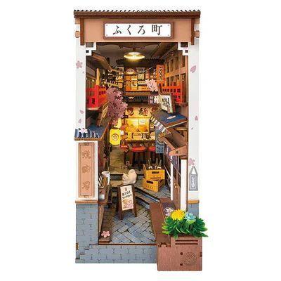 Booknook 3D "Sakura Wine Alley" - Callejón Japonés para Armar (Robotime)-6