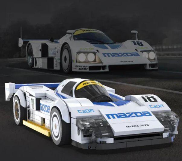 Auto de Carreras Mazda 787B (Le Mans 1991) - Set de Bloques 1:24 (CaDA)-4