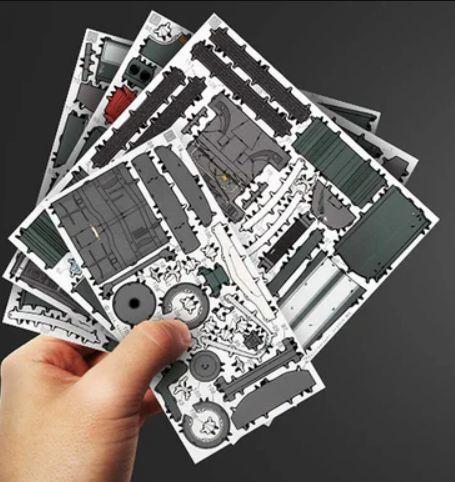 Chevy Chevelle 1970 (Muscle Car) - Maqueta 3D de Metal (Metal Earth)-3