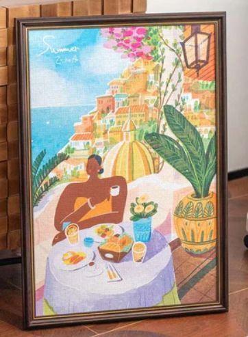 Rompecabezas 1000 Piezas "Amalfi Holiday" - Paisaje de Italia (Rolife)-2