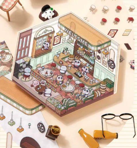 Stickers Coreano Miniatura 3d Simno Diy Coleccionable-3
