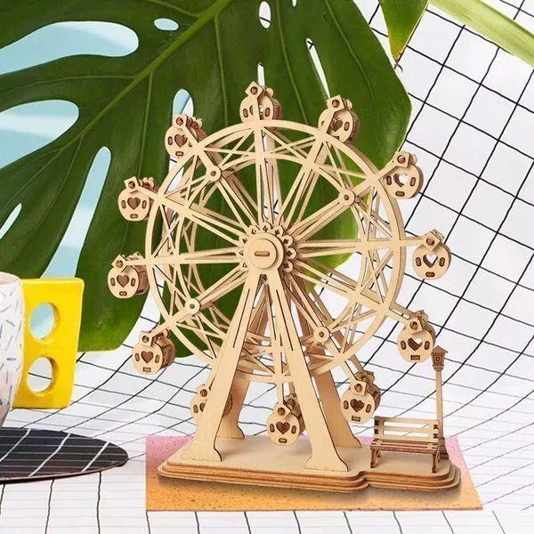 Ferris Wheel - Rompecabezas 3D - Maqueta de Madera Rolife-2