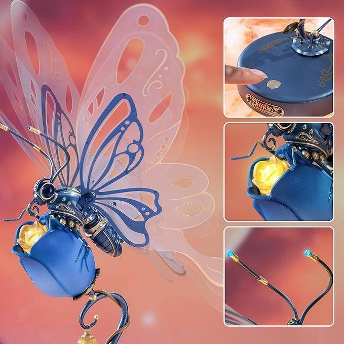 Mariposa Mecánica DIY - Puzzle 3D con Movimiento (ROKR Butterfly)-3
