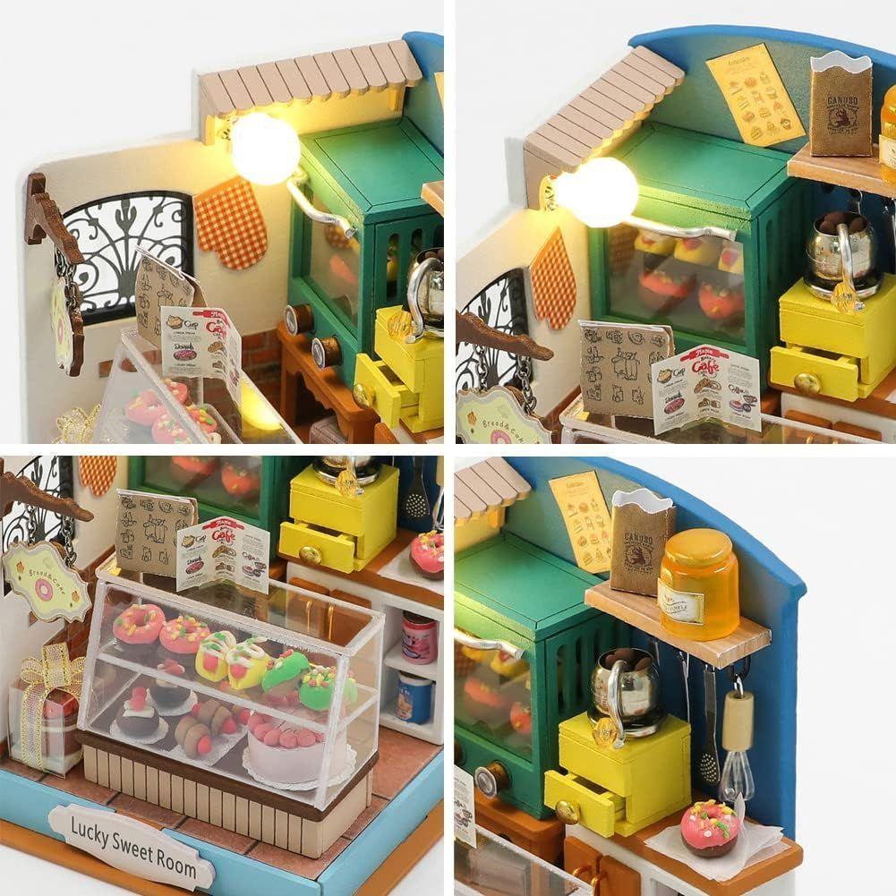 Pastelería en Miniatura con Luces LED – Kit DIY Lucky Sweet Room-2