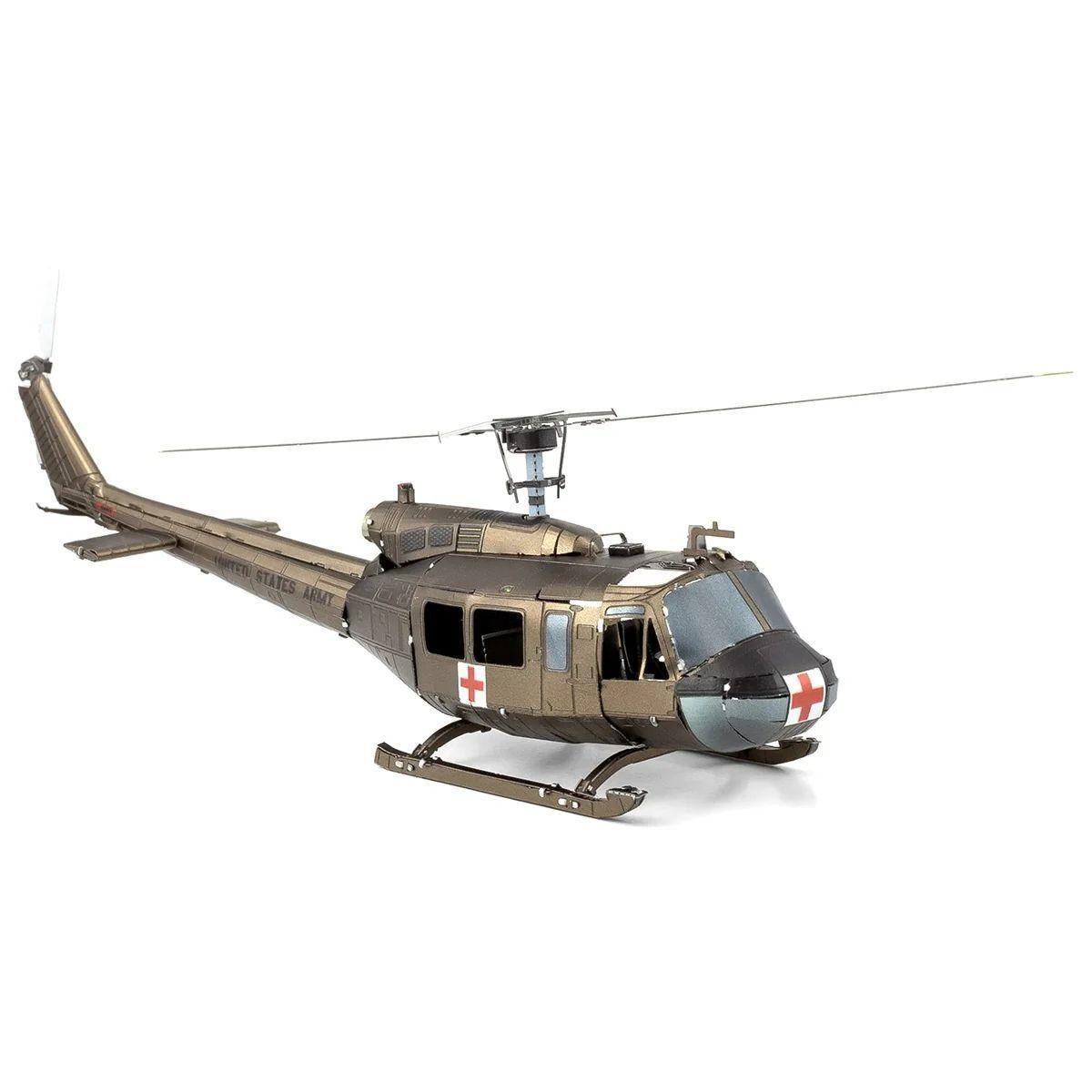 Helicoptero UH-1 Huey Armable Metal Earth-2