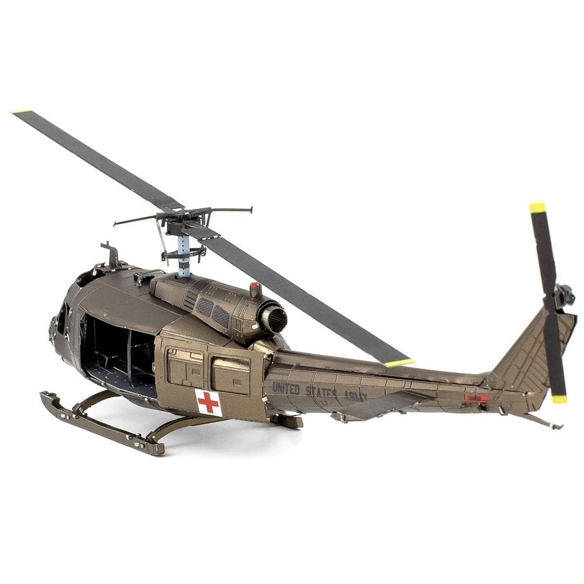 Helicoptero UH-1 Huey Armable Metal Earth-3