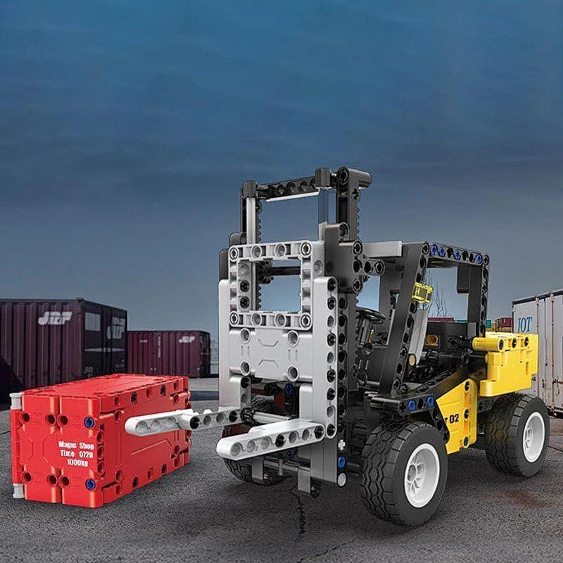 Grúa Horquilla Tipo Yale Armable 388 Piezas Mecánico-3