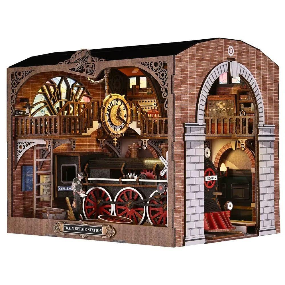 BookNook Estación de Reparación de Tren - Separador de libros (CH06)-0