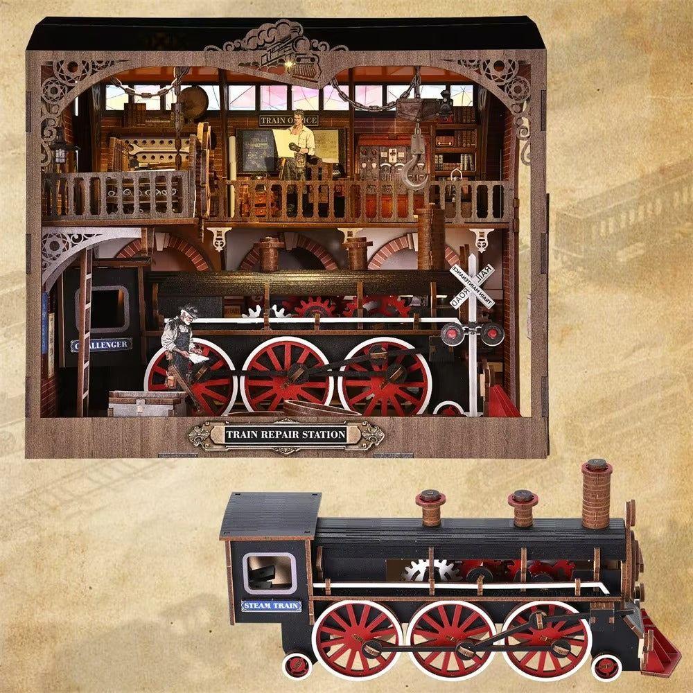 BookNook Estación de Reparación de Tren - Separador de libros (CH06)-4