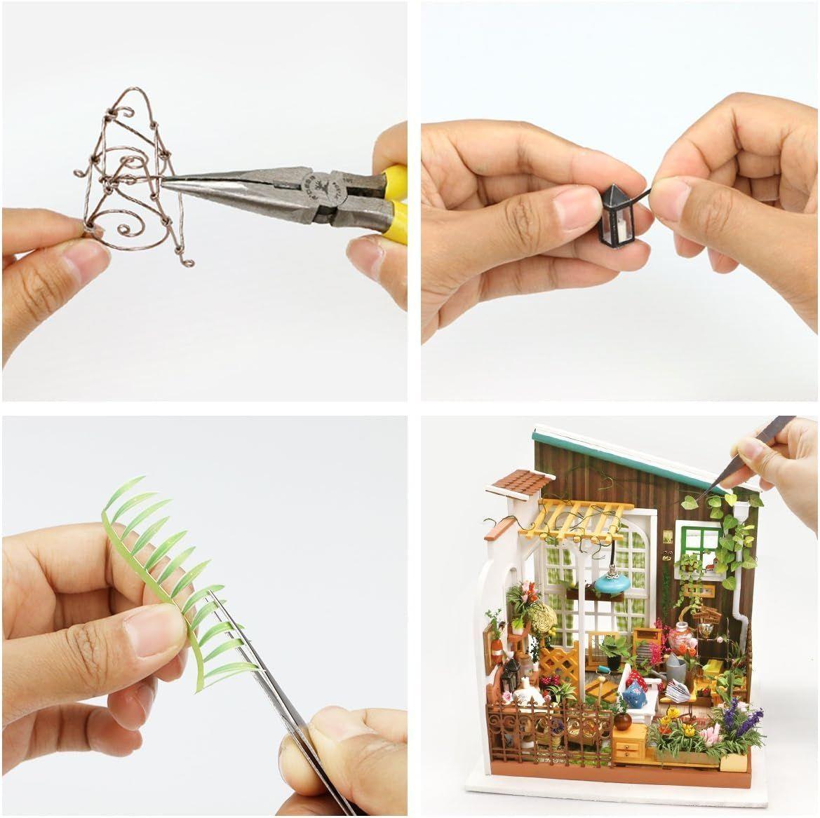 Miniatura DIY "Miller's Garden" - Invernadero para Armar (Robotime)-4