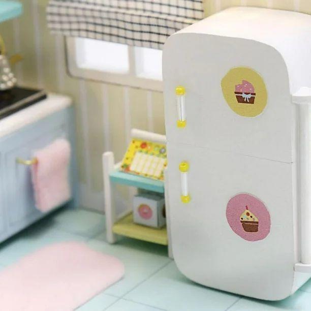 Kit de Casa de Muñecas Miniatura DIY mini house Happy Kitchen-2