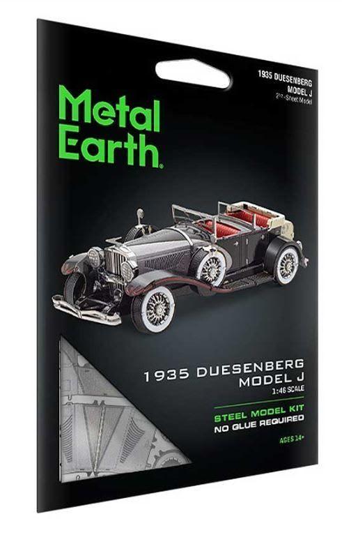 1935 Duesenberg Modelo J Puzzle 3D de Metal-4