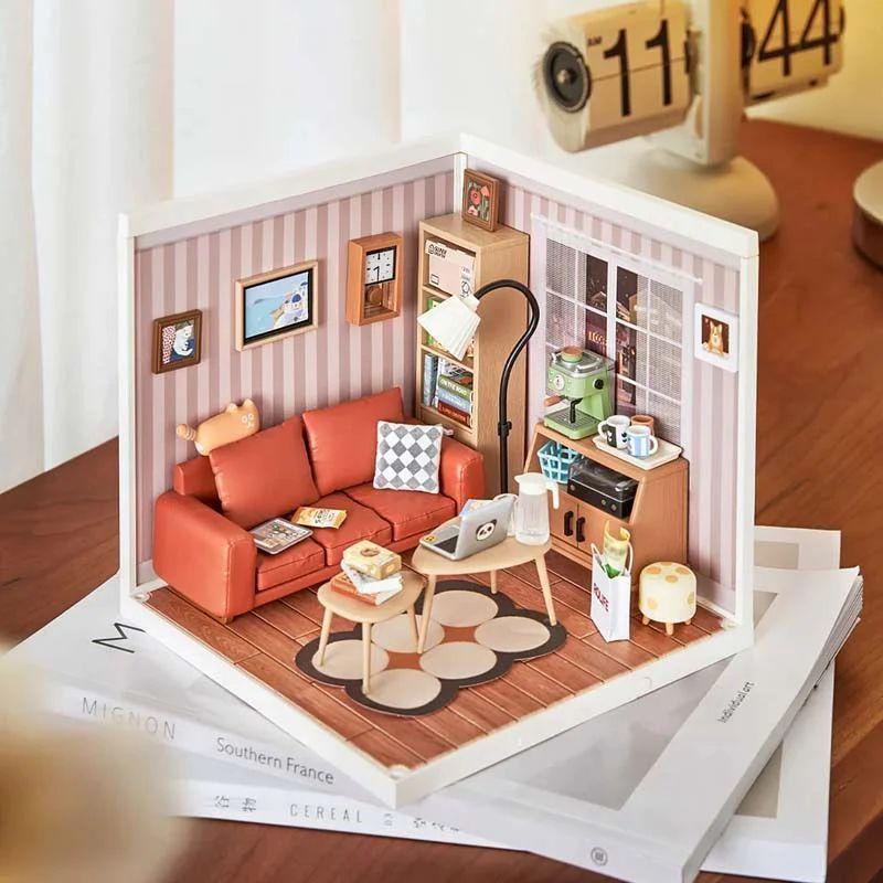 Casa en Miniatura para Armar - Super Creator Cozy Living Lounge-2