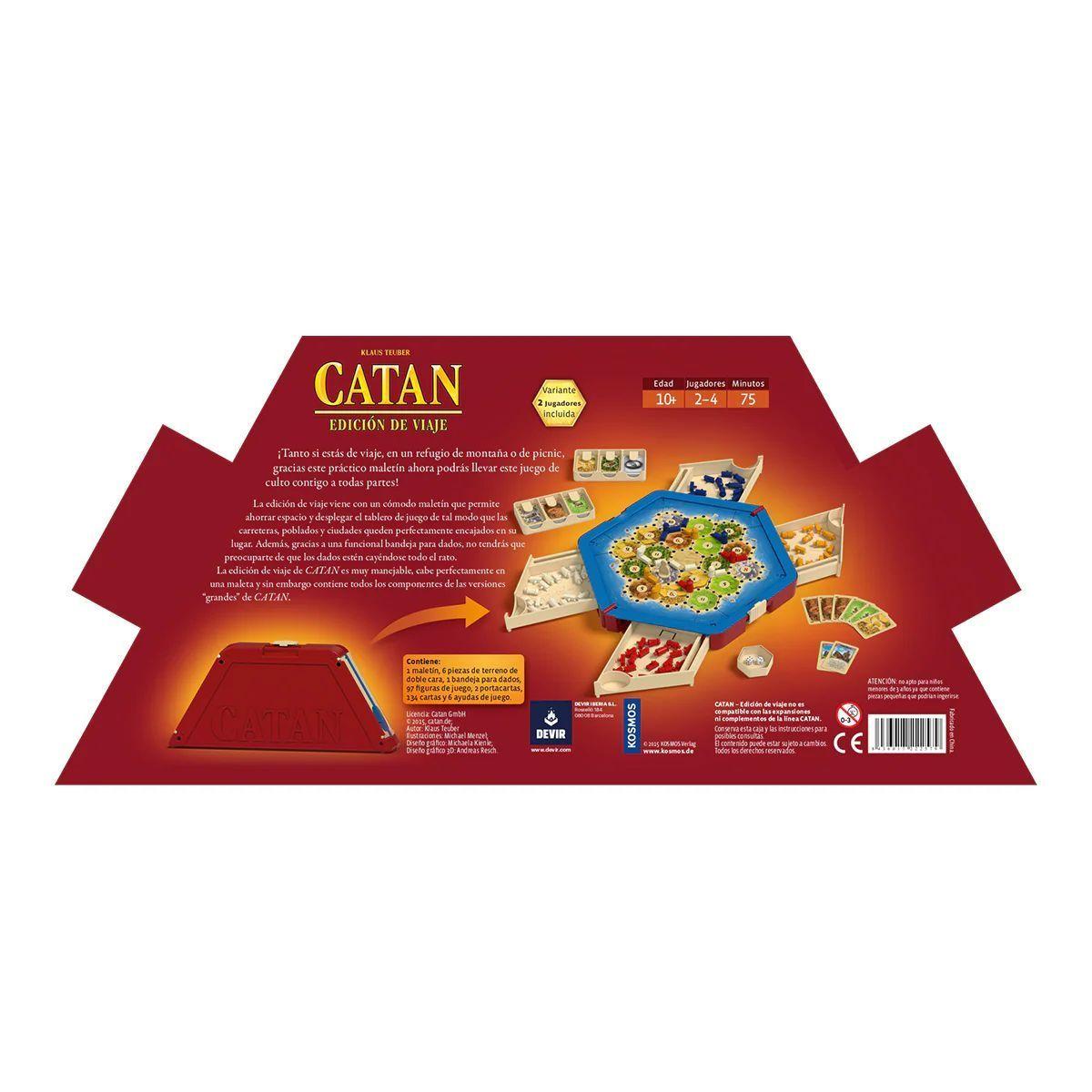 Catan: Edición de Viaje - El Clásico Juego de Mesa para Llevar-2