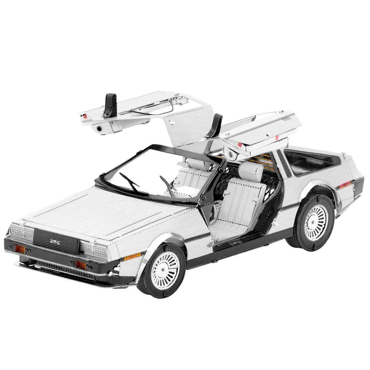 Miniatura Armable MMS181: DMC DeLorean Volver al Futuro Metal Earth-0