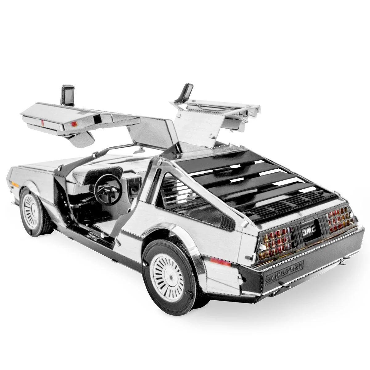 Miniatura Armable MMS181: DMC DeLorean Volver al Futuro Metal Earth-1