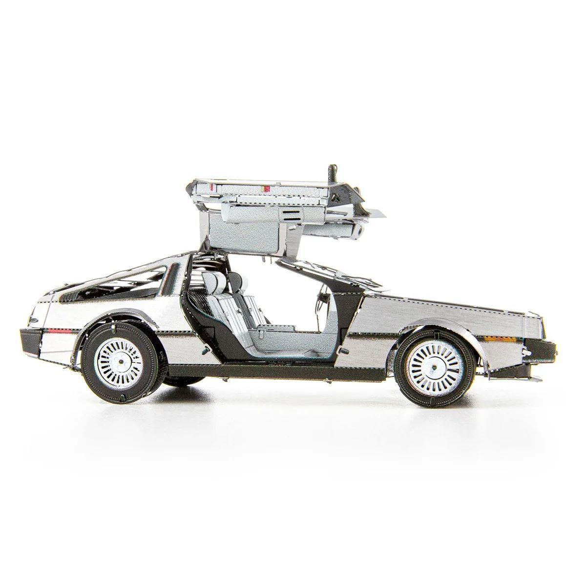 Miniatura Armable MMS181: DMC DeLorean Volver al Futuro Metal Earth-3