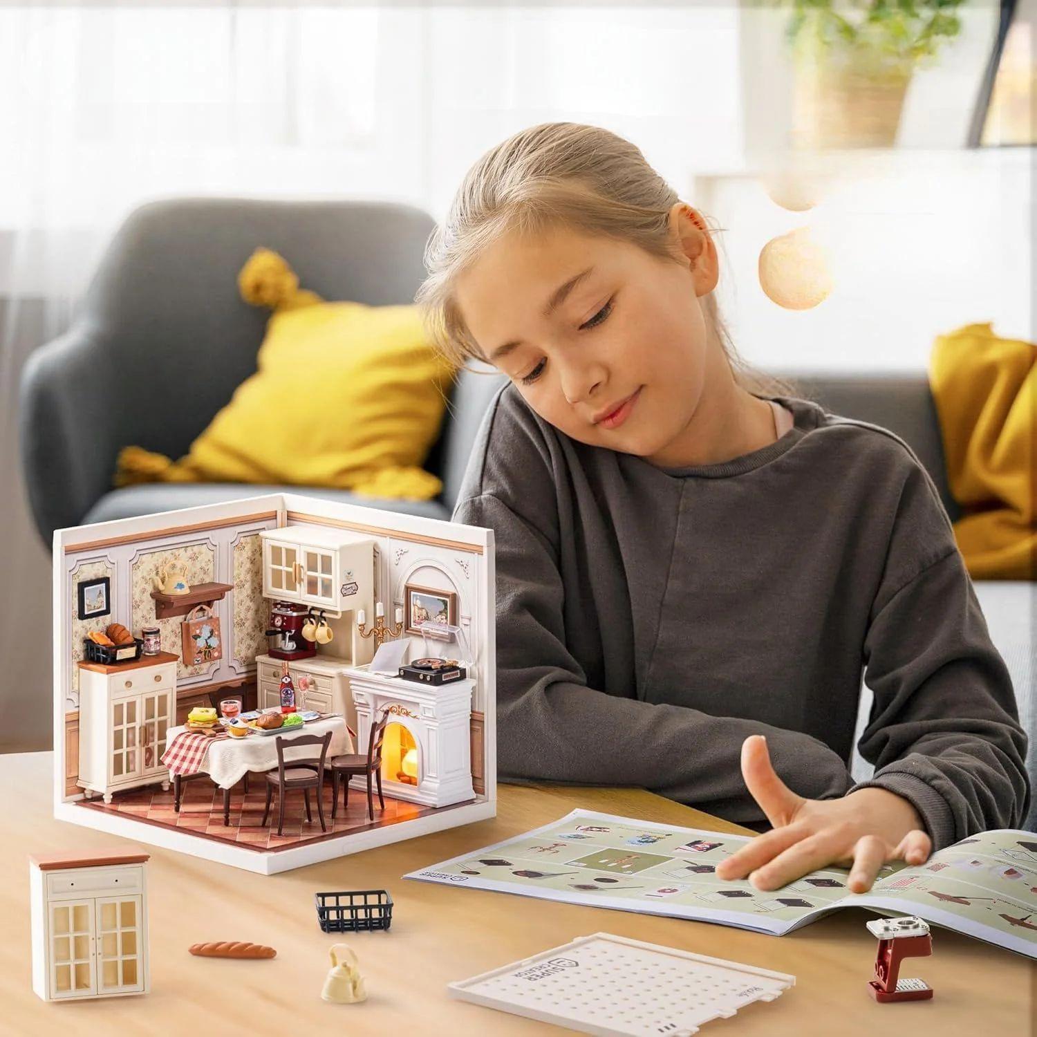 Casa en Miniatura para Armar - Super Creator Warm Dining Room-3
