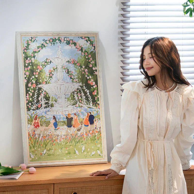 Rompecabezas 1000 Piezas "Fuente de Primavera" -2