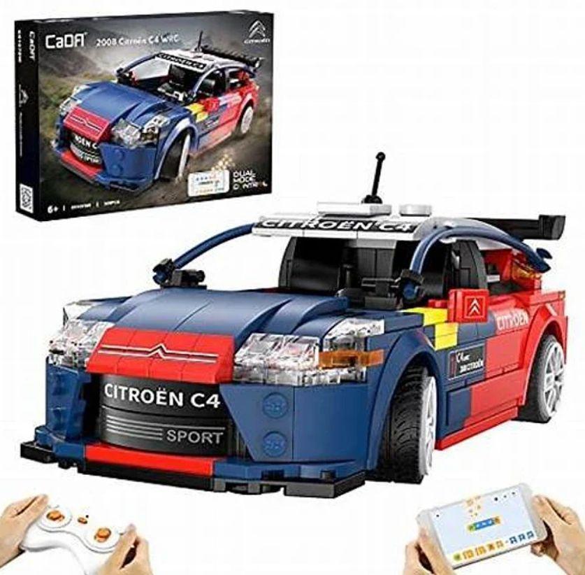 Citroën C4 WRC (2008) Armable a Control Remoto - Set de Bloques 1:20 (CaDA)-2