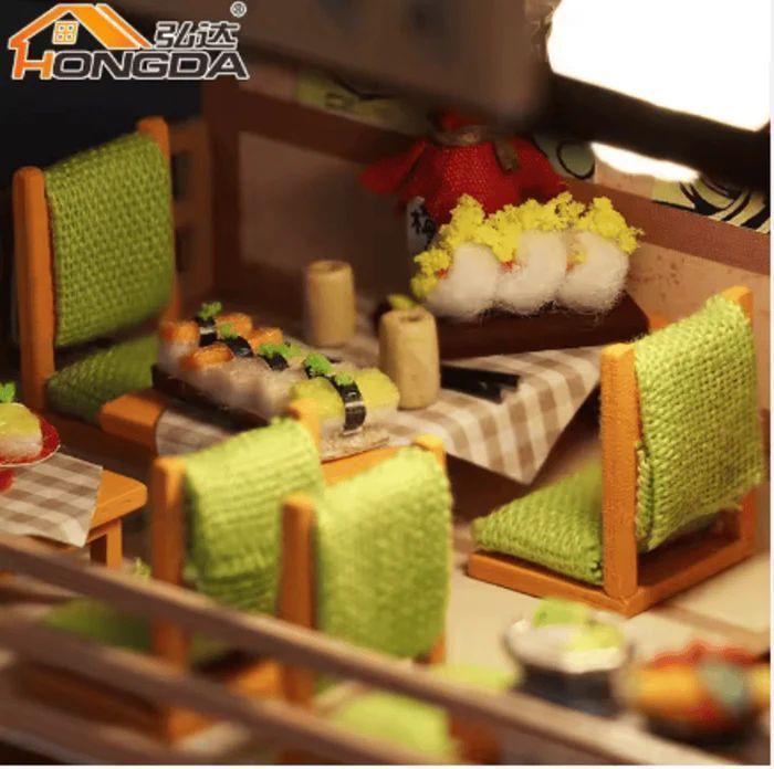 Casa Miniatura DIY “Tienda de Sushi” -3