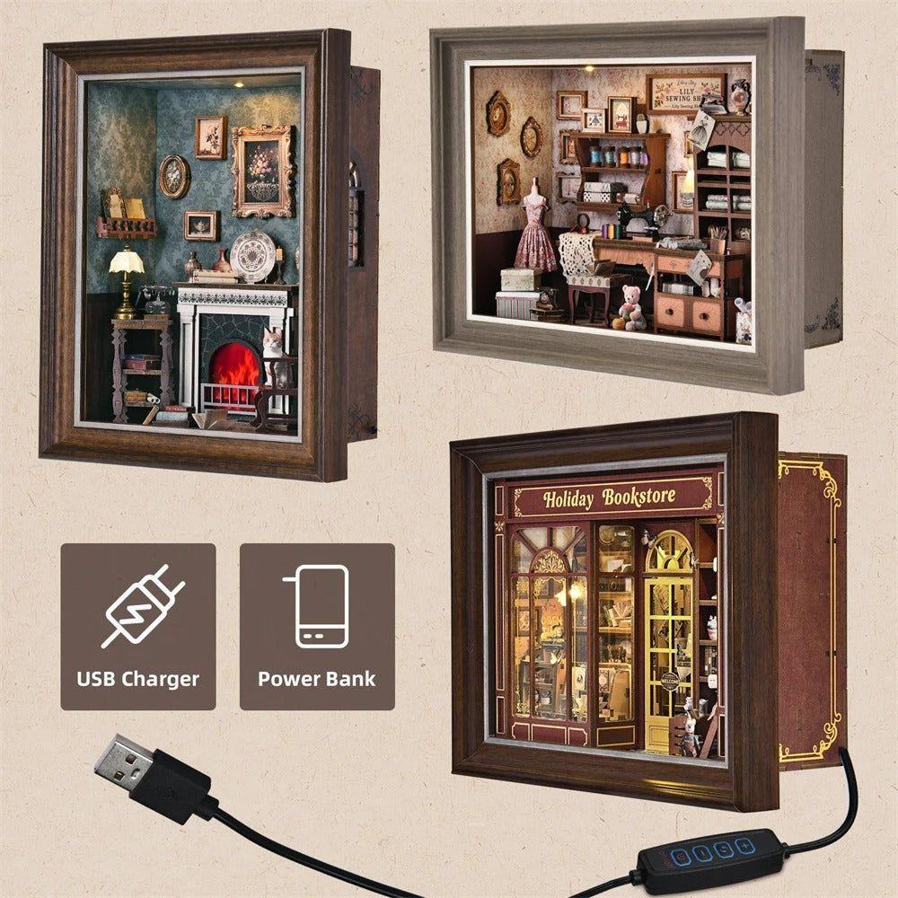 Separador de libros - Holidays Bookstore - Booknook  (ZR03)-1