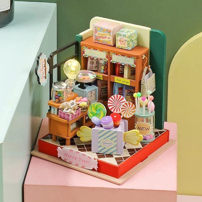 Tienda de Dulces en Miniatura con Luces LED – Kit DIY Happy Sugar -2