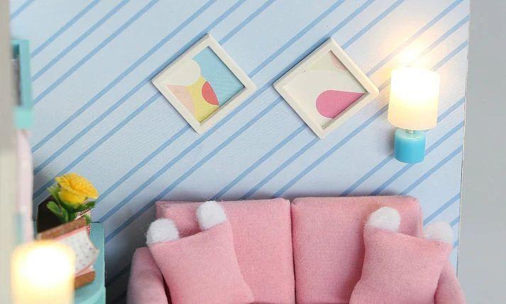 Sala De Estar Soleada Armable de madera-3