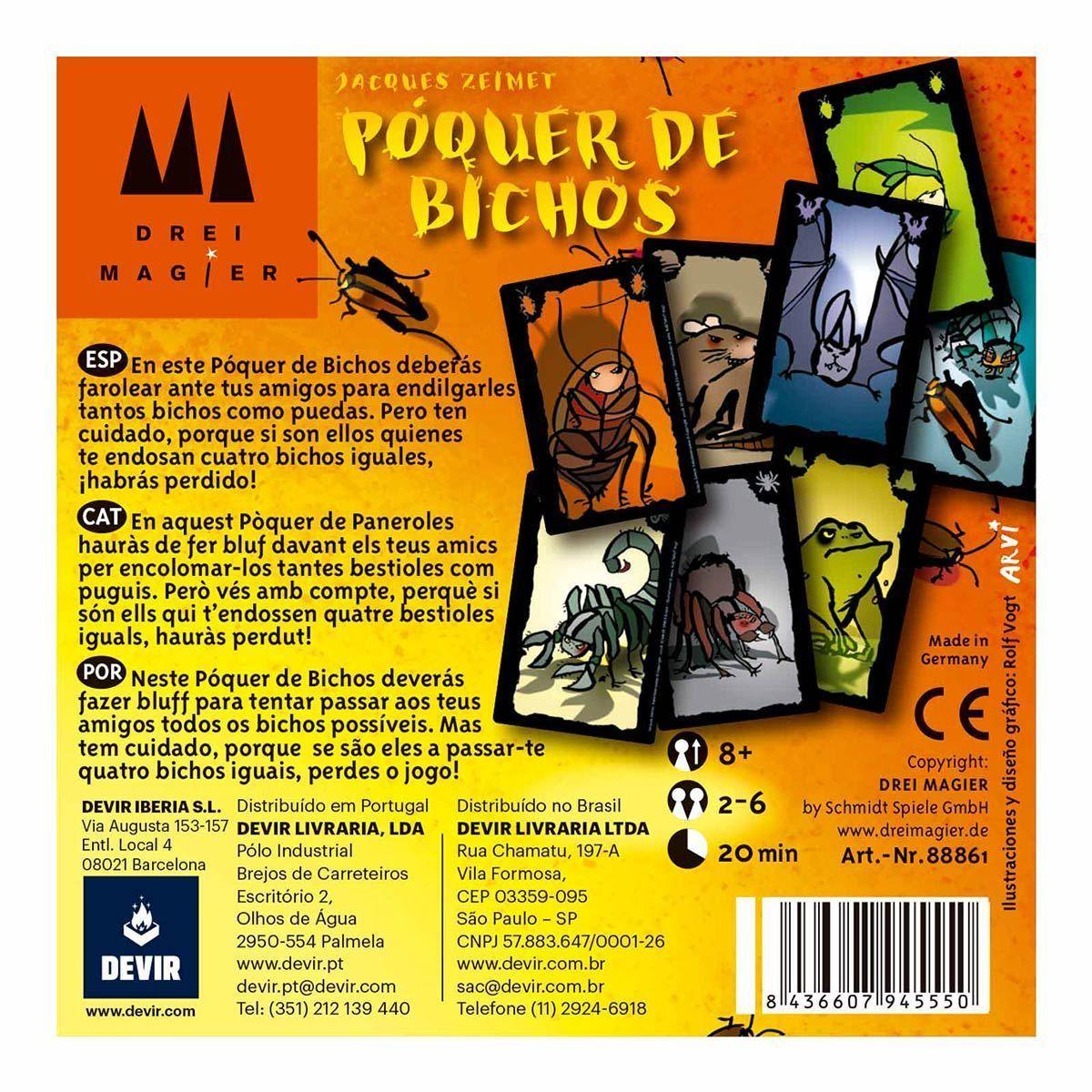 Póquer de Bichos - El Divertido Juego de Cartas de Faroleo y Engaños-2