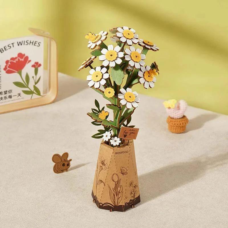 Flor de Manzanilla de Madera - Margaritas-3