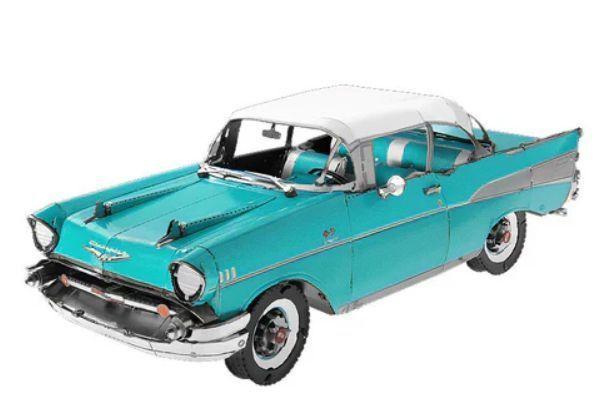 Chevrolet Bel Air 1957 (Auto ClD de Metal (Metal Earth) clásico) -3