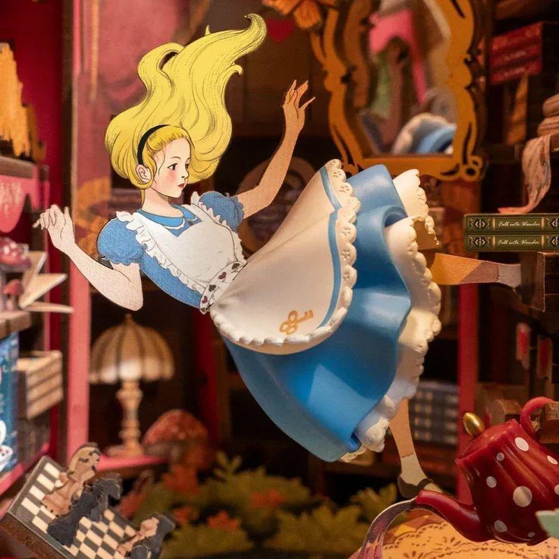Booknook 3D "Fall into Wonder" - Alicia en el Pais de las Maravillas (Rolife)-6