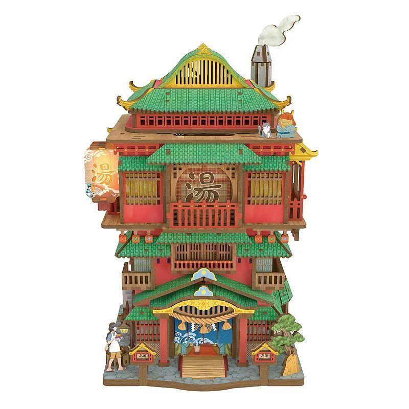 Organizador de Escritorio "Onsen Ghibli" - Maqueta Interactiva (Tonecheer)-2