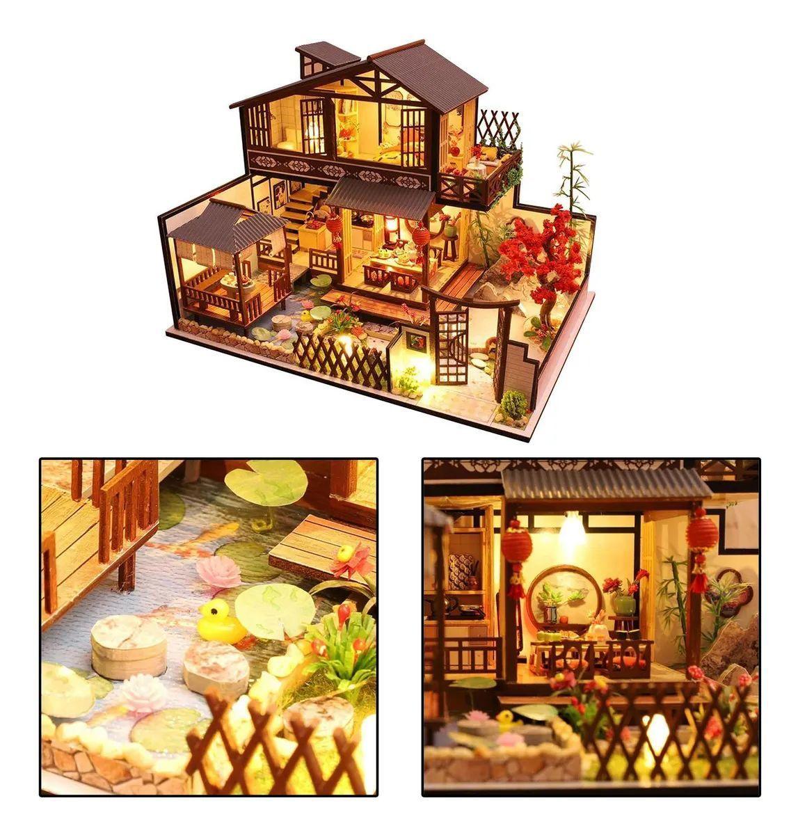 La Antigua Capital Bajo La Luz De La Luna - Kit Armable en Miniatura -3