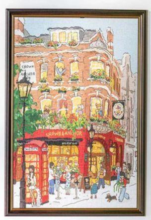 Rompecabezas 1000 Piezas "Covent Garden" - Escena de Londres (Rolife)-2