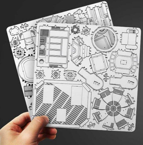 Droide R2-D2 (Star Wars) - Maqueta 3D de Metal (Metal Earth)-5