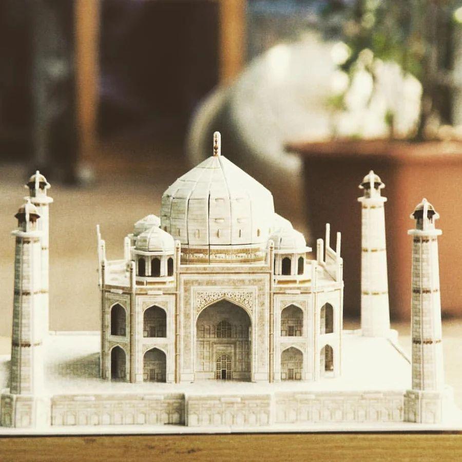 Natgeo Palacio Taj Mahal India Rompecabezas 3D Cubicfun-2