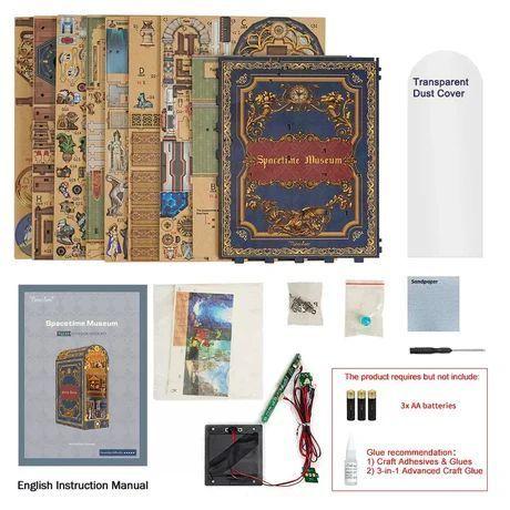Booknook 3D "Spacetime Museum" - Maqueta Interactiva con Luz y Sensor (Tonecheer)-2