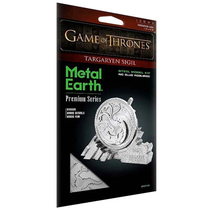 Game of Thrones Escudo Targaryen Metal Earth-2