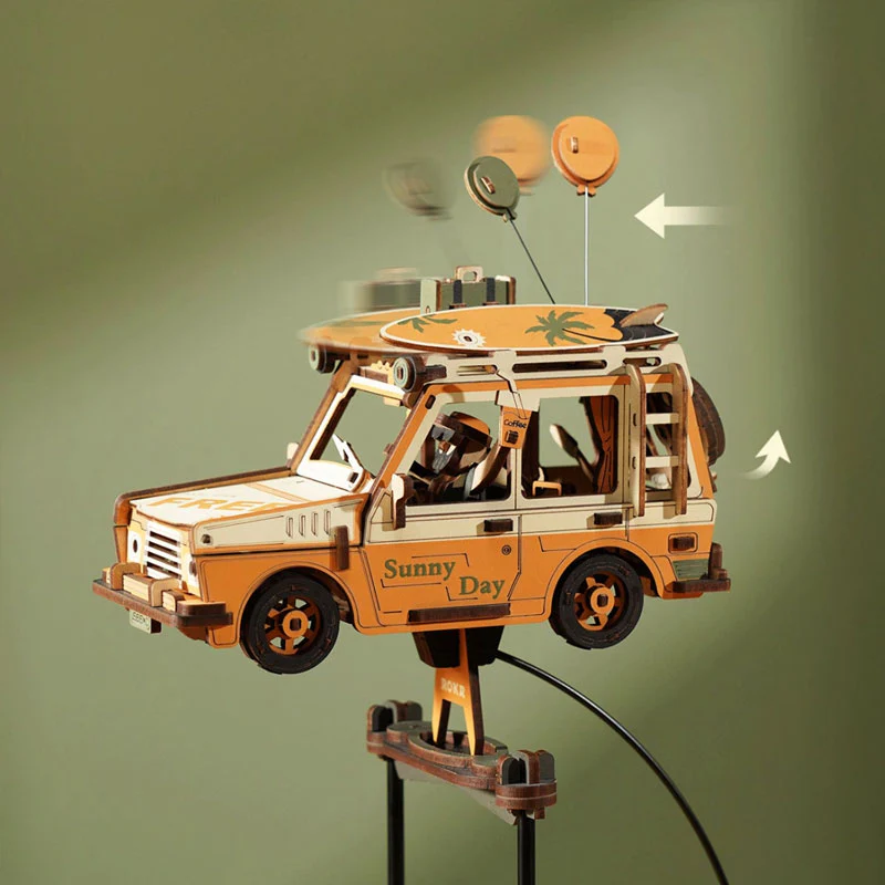 Jeep Péndulo Cinético - Road Tripper Juguete de Equilibrio 3D DIY (ROKR)-4