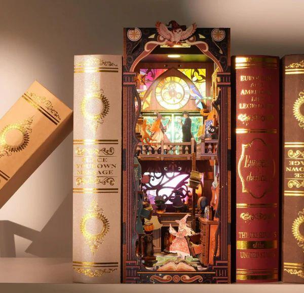 Book Nook Poder Mágico Místico - Diorama de Ritual con Luz LED-2
