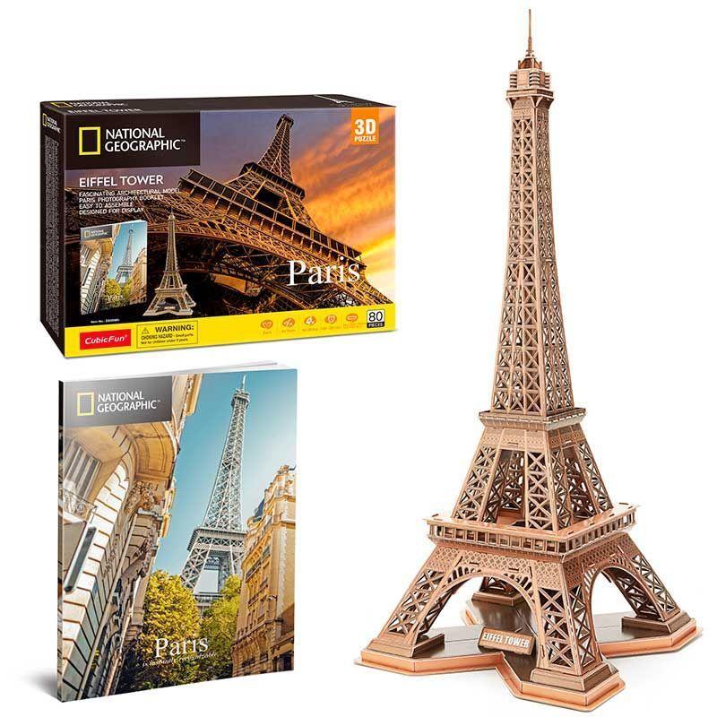 Torre Eiffel National Geographics Puzzle 3d Rompecabezas-0