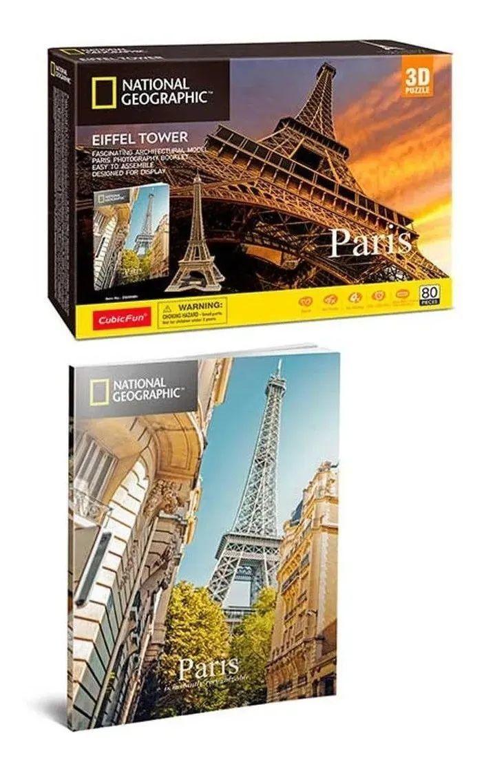 Torre Eiffel National Geographics Puzzle 3d Rompecabezas-2
