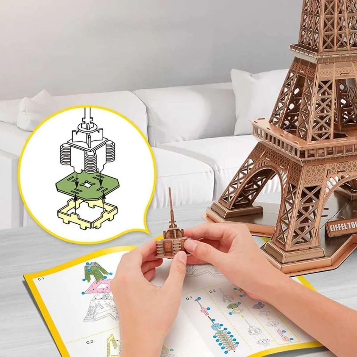 Torre Eiffel National Geographics Puzzle 3d Rompecabezas-4