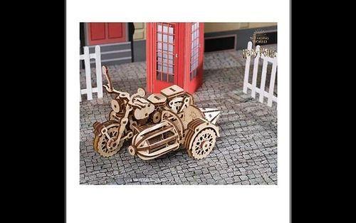 Motocicleta Voladora de Hagrid (Harry Potter) - Maqueta de Madera (Ugears)-3
