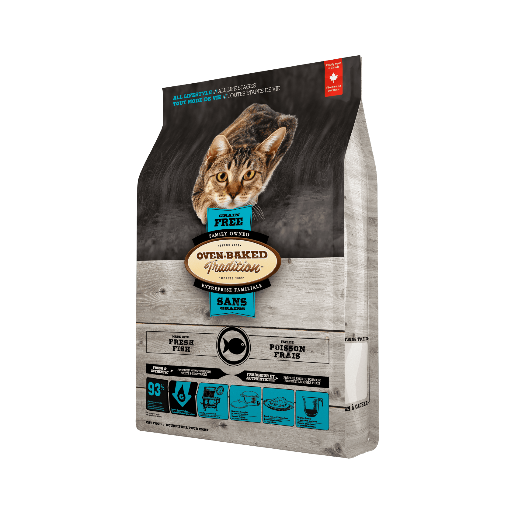 Oven Baked Tradition Gato Adulto Grain Free Pescado 4.54 Kg-2