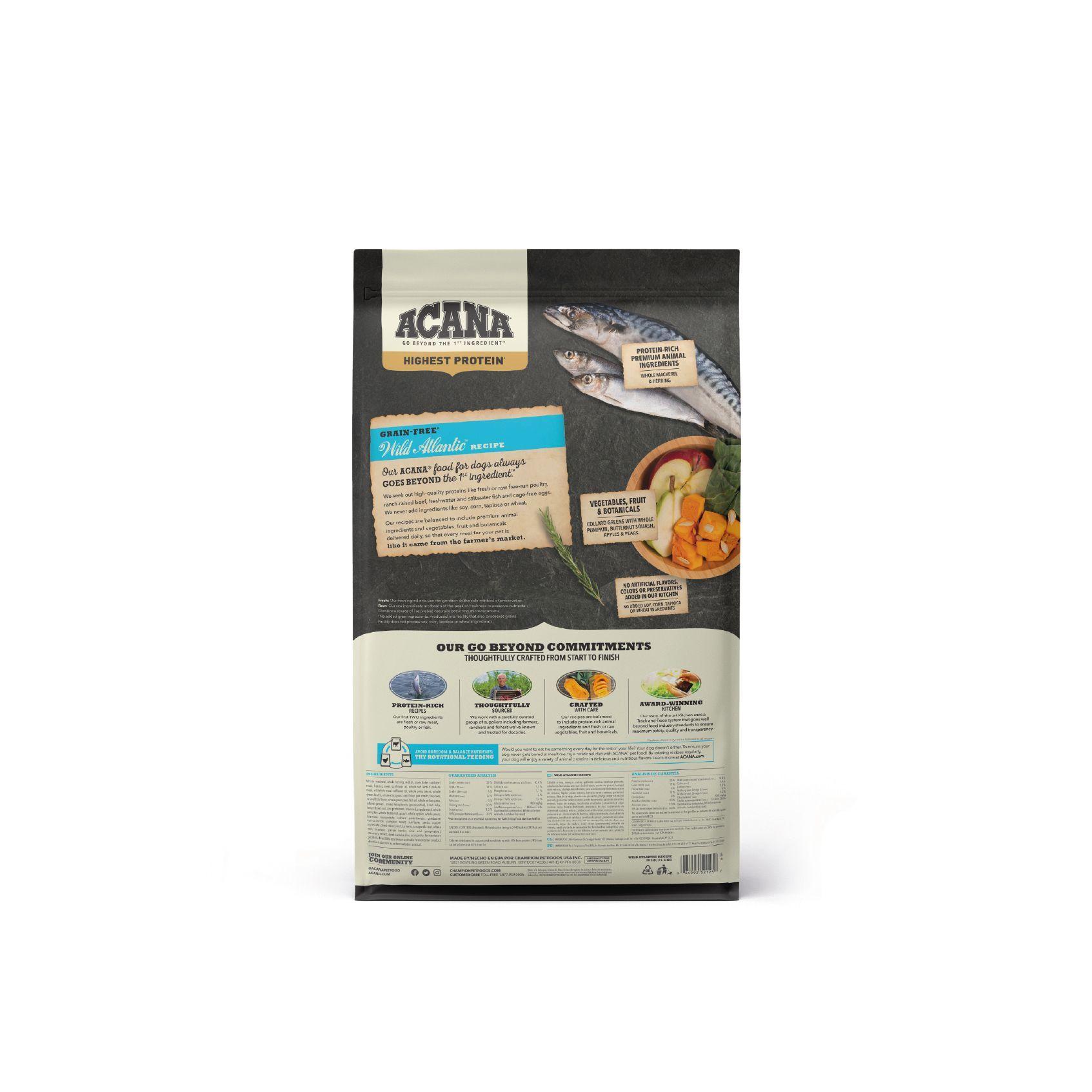 Acana Perro Grain Free Wild Atlantic Recipie 11.4 Kg-1