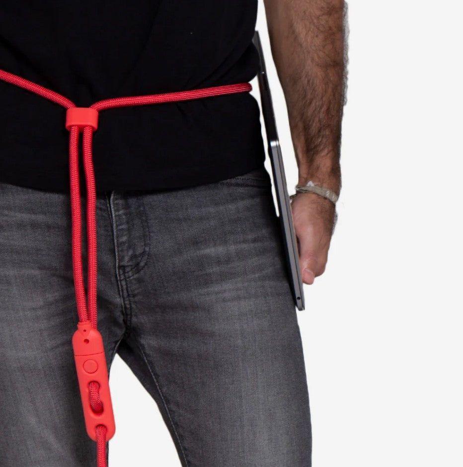 Zee Dog Neon Coral Correa Handsfree Perritos-2
